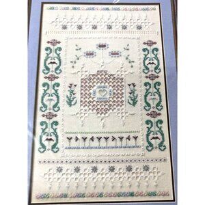Cross Stitch Pattern Romanza By Loopylou Designs LLD 17 Finished Size 15" x 19"